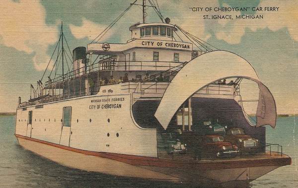 City Of Cheboygan Car Ferry St Ignace (newer photo)